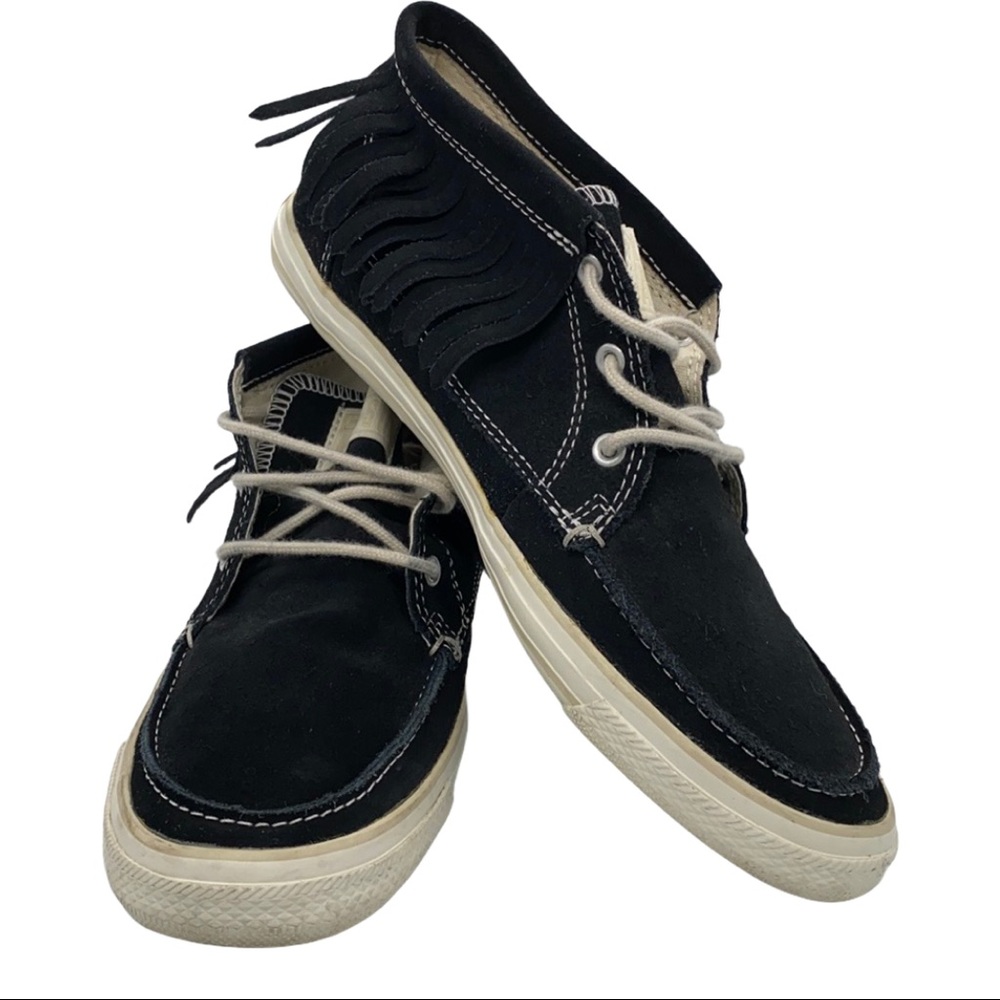 Converse Suede Fringe Moccasins size 7.5